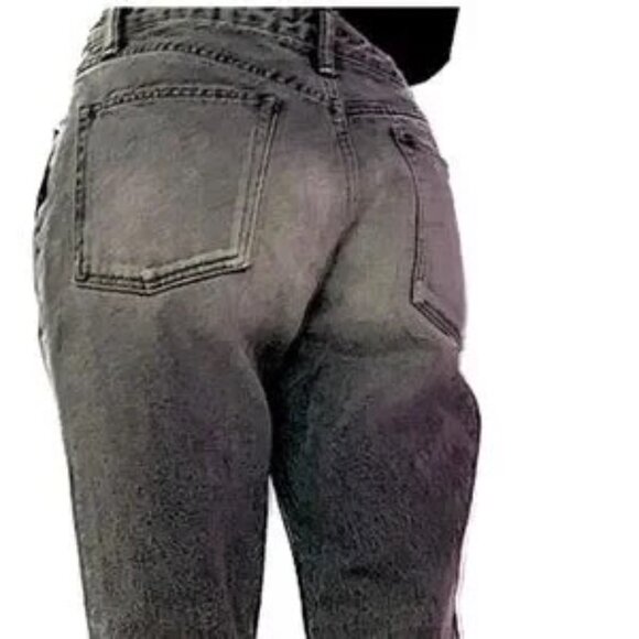 NWT John Elliott Japanese Selvedge Denim Charlotte Distressed Slim Jean BLACK - Picture 5 of 16